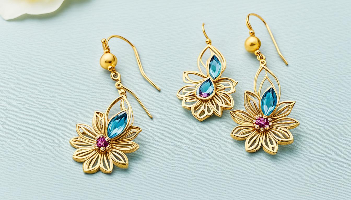 jakie kolczyki do sukienki w kwiaty